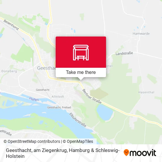 Карта Geesthacht, am Ziegenkrug