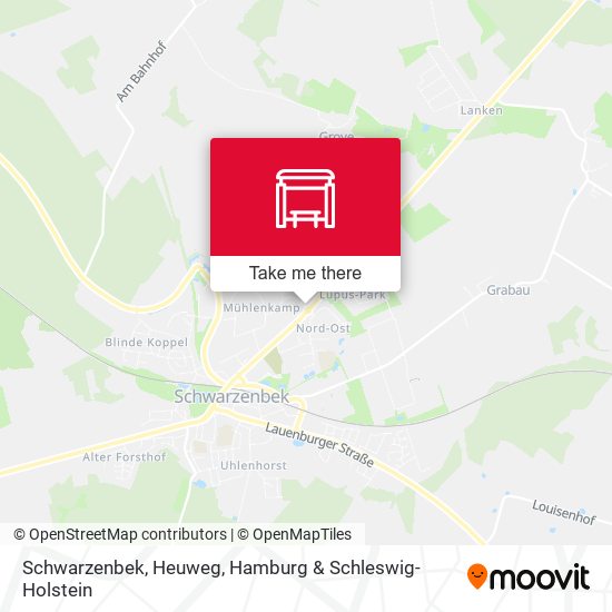 Schwarzenbek, Heuweg map