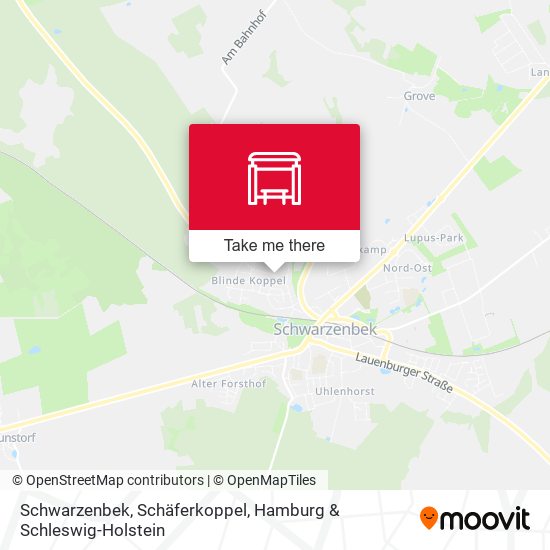 Schwarzenbek, Schäferkoppel map