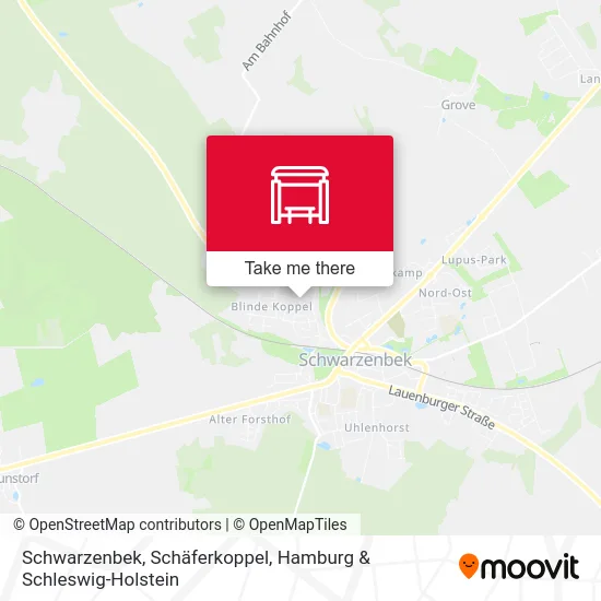 Карта Schwarzenbek, Schäferkoppel