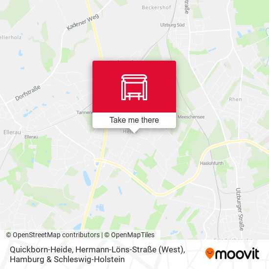 Quickborn-Heide, Hermann-Löns-Straße (West) map