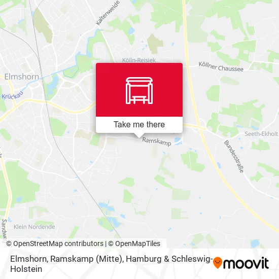 Карта Elmshorn, Ramskamp (Mitte)