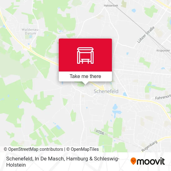 Карта Schenefeld, In De Masch