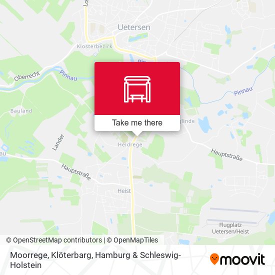 Moorrege, Klöterbarg map