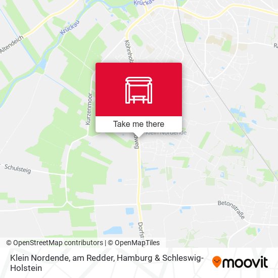 Klein Nordende, am Redder map