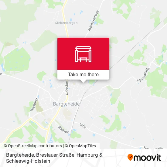Карта Bargteheide, Breslauer Straße