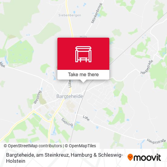 Bargteheide, am Steinkreuz map