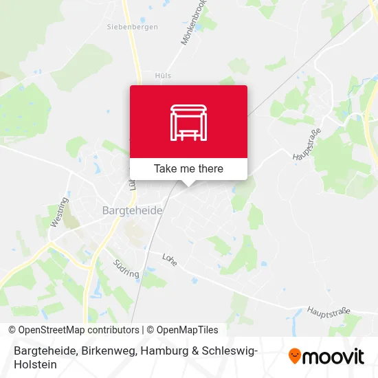 Bargteheide, Birkenweg map