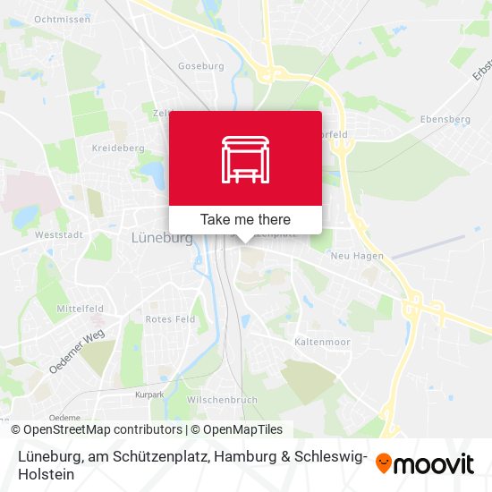 Lüneburg, am Schützenplatz map