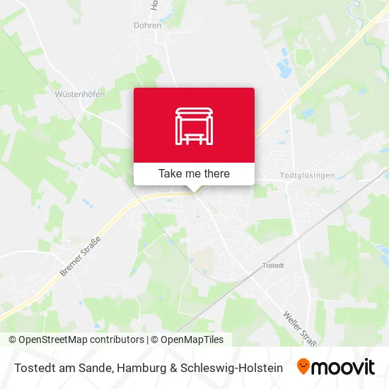 Карта Tostedt am Sande