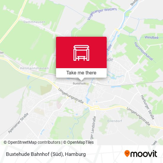 Buxtehude Bahnhof (Süd) map