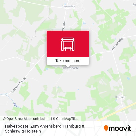 Halvesbostel Zum Ahrensberg map