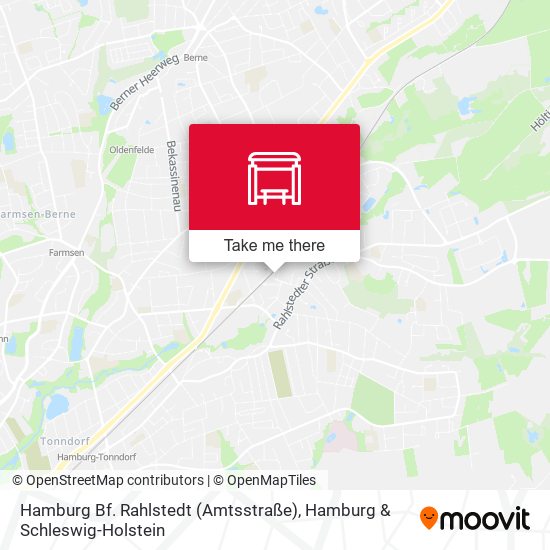 Hamburg Bf. Rahlstedt (Amtsstraße) map