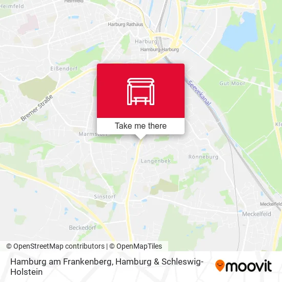 Карта Hamburg am Frankenberg