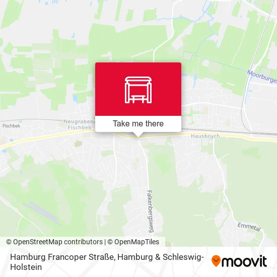 Карта Hamburg Francoper Straße
