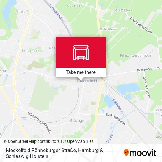 Meckelfeld Rönneburger Straße map