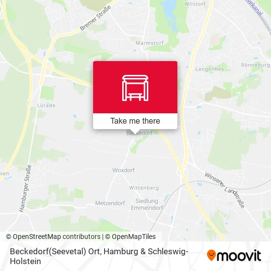 Карта Beckedorf(Seevetal) Ort