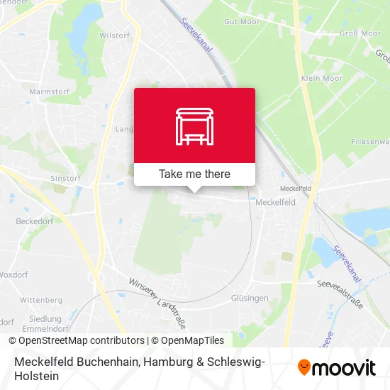 Карта Meckelfeld Buchenhain