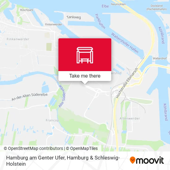 Карта Hamburg am Genter Ufer
