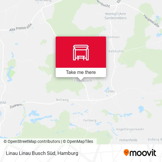 Карта Linau Linau Busch Süd