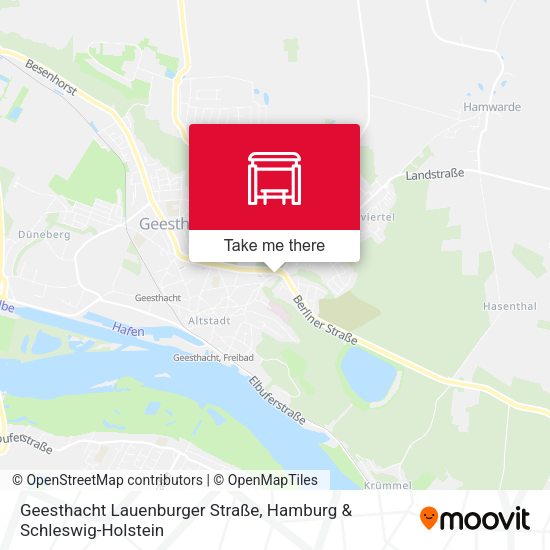 Geesthacht Lauenburger Straße map