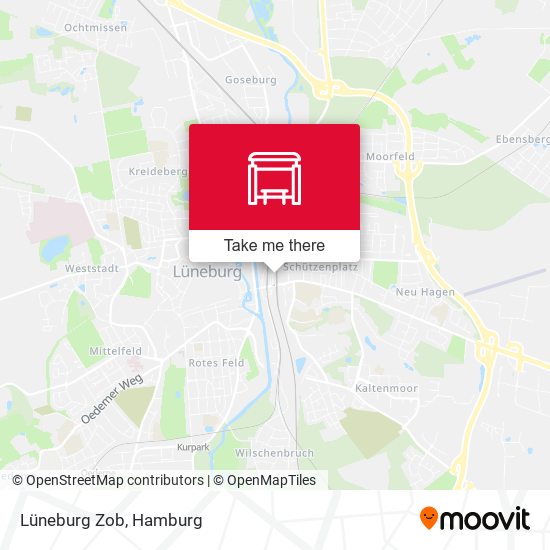 Карта Lüneburg Zob