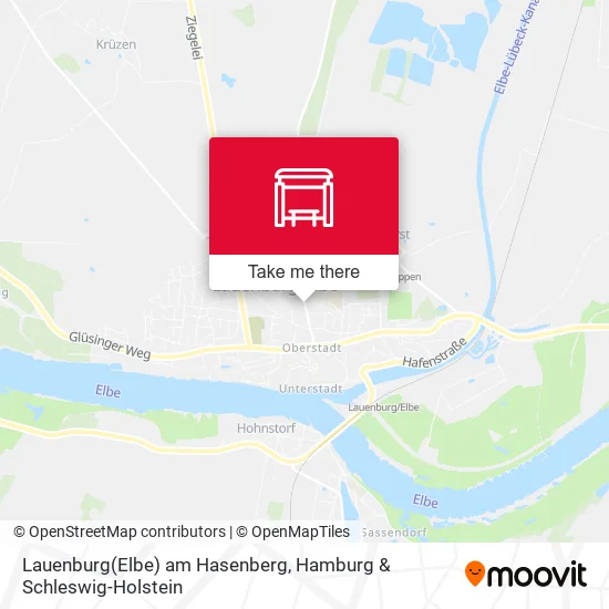 Карта Lauenburg(Elbe) am Hasenberg