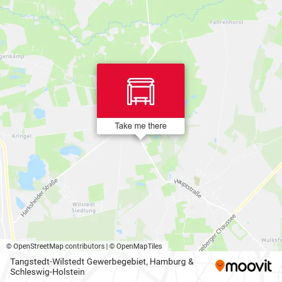 Карта Tangstedt-Wilstedt Gewerbegebiet