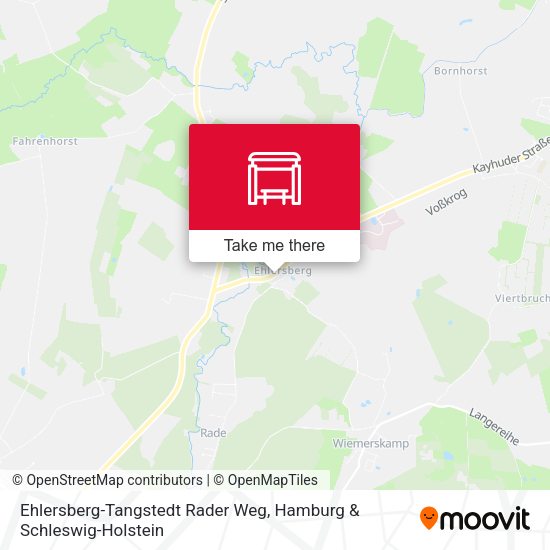 Ehlersberg-Tangstedt Rader Weg map