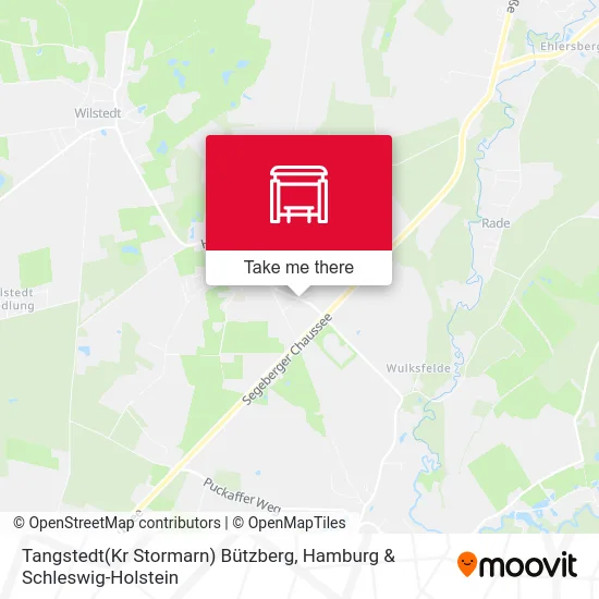 Карта Tangstedt(Kr Stormarn) Bützberg