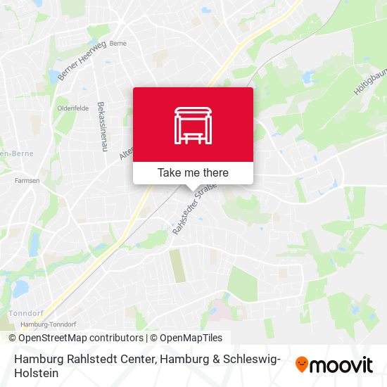 Hamburg Rahlstedt Center map