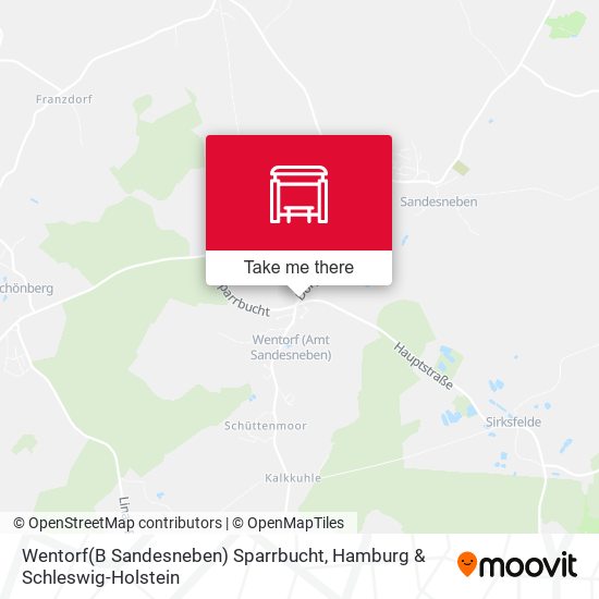Wentorf(B Sandesneben) Sparrbucht map