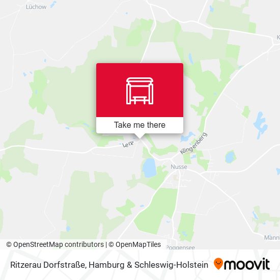 Ritzerau Dorfstraße map