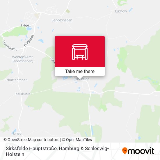 Sirksfelde Hauptstraße map