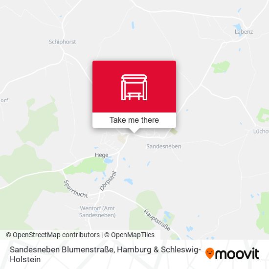 Sandesneben Blumenstraße map
