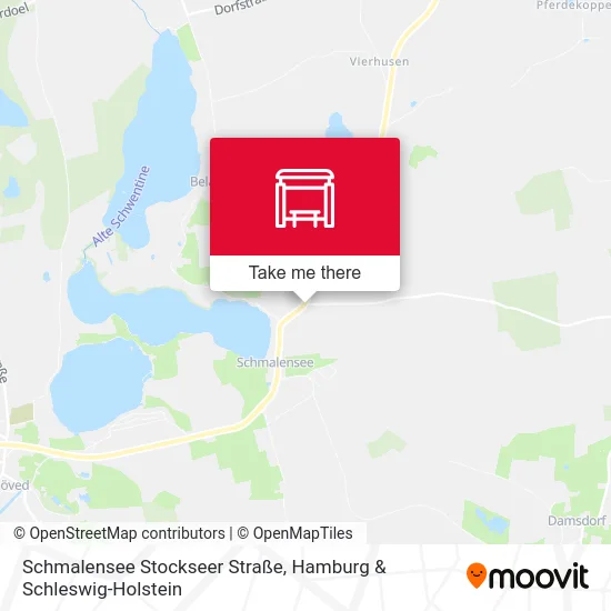 Карта Schmalensee Stockseer Straße