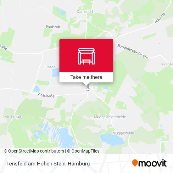 Tensfeld am Hohen Stein map