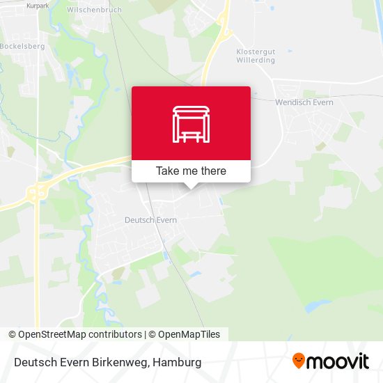 Deutsch Evern Birkenweg map