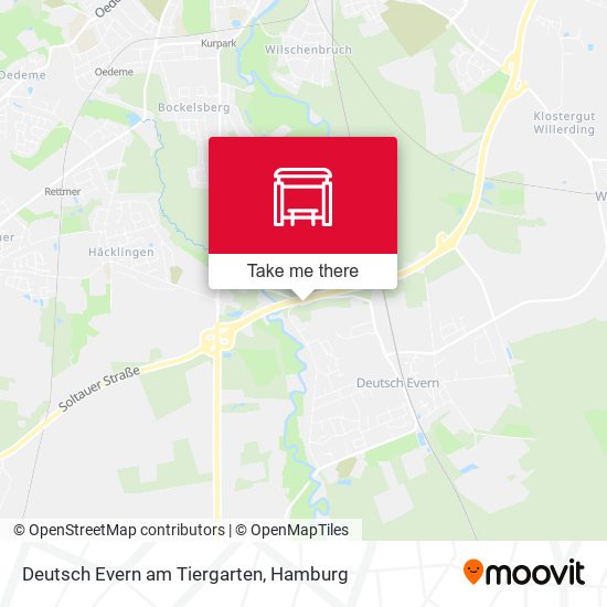 Deutsch Evern am Tiergarten map