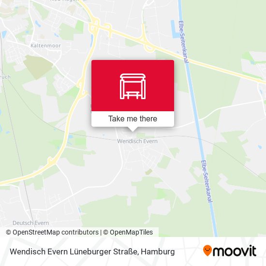 Карта Wendisch Evern Lüneburger Straße