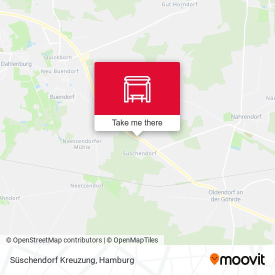 Süschendorf Kreuzung map