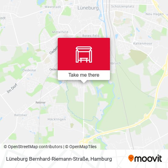 Lüneburg Bernhard-Riemann-Straße map