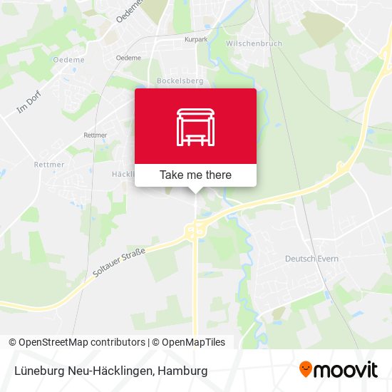 Lüneburg Neu-Häcklingen map