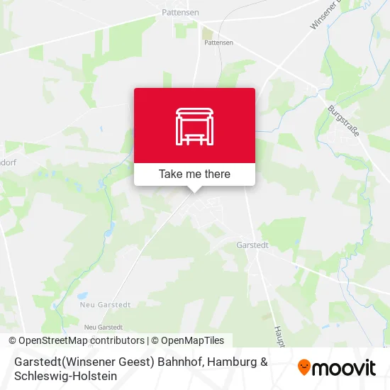 Карта Garstedt(Winsener Geest) Bahnhof