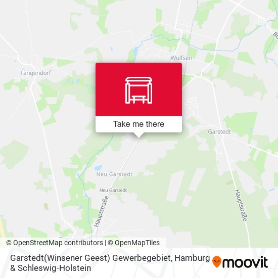 Garstedt(Winsener Geest) Gewerbegebiet map