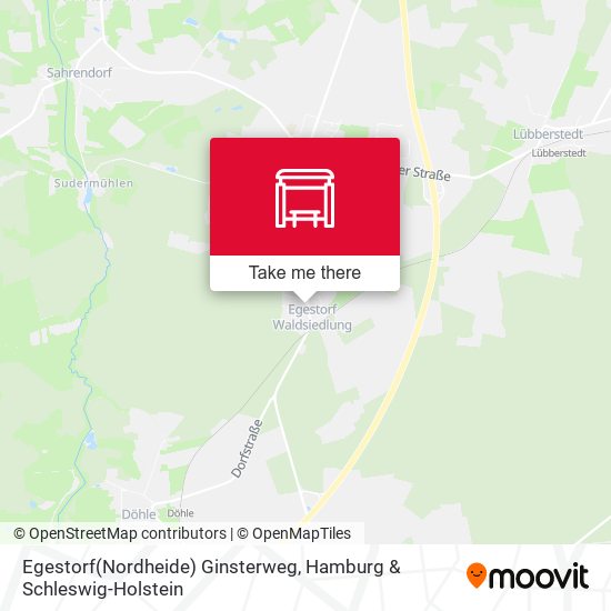 Egestorf(Nordheide) Ginsterweg map