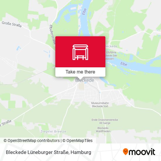 Bleckede Lüneburger Straße map