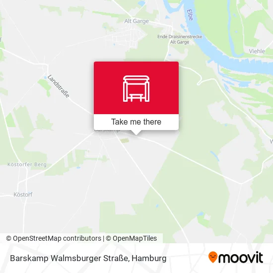 Карта Barskamp Walmsburger Straße