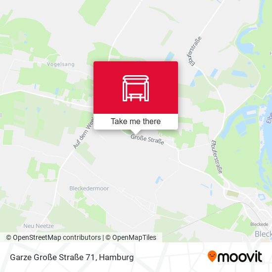 Garze Große Straße 71 map
