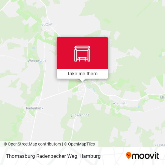 Карта Thomasburg Radenbecker Weg